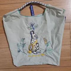 Ball & Chain エコバッグ ウサギ刺繍のサムネイル