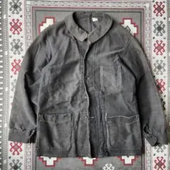 30〜40s ブラックモールスキン　ジャケット　カバーオール　美品 モールスキン ワークカバーオール | アパレル | JUGLANS