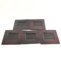 菓子皿五客揃 タモ材 ウレタン塗装 木皿 天然木 T813