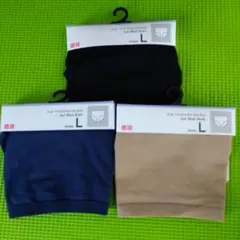 【UNIQLO】ジャストウエストショーツ 3色セット Lサイズ