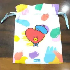 BT21 TATA 巾着袋 ポーチのサムネイル