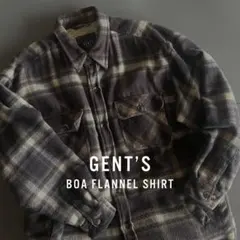 古着 GENT'S ネルシャツ 裏ボア シャツジャケット gap ペンドルトン