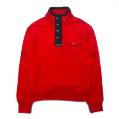 Polo by Ralph Lauren ハーフジップ スウェット S レッド