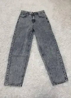 GU ケミカルウォッシュ デニムパンツ Mサイズ