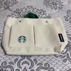 スターバック　ミニトートバッグ　ホワイト