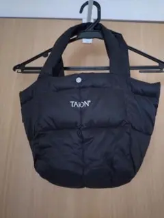 TAION 黒 トートバッグ キルティング