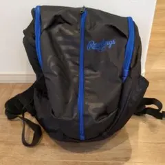Rawlings 野球用バックパック ブラック×ブルー