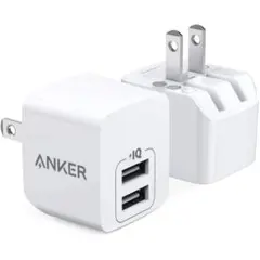 ANKER 2ポート USB充電器 1個　Power port mini