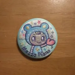 ナルミヤキャラクターズ 刺繍缶バッジビスケット ブルーベリエちゃん