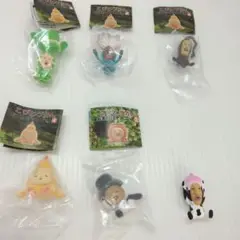 こびとづかん おすわりマスコット 6個セット　ガチャガチャ