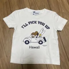 ハワイ限定　SURF'S UP PEANUTS スヌーピー Tシャツ 100cm