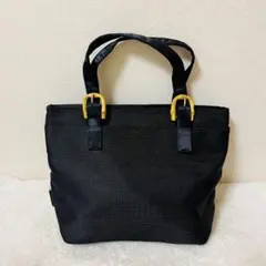 ELLEdeELLE レディース 手提げバッグ トートバッグ シンプル 黒