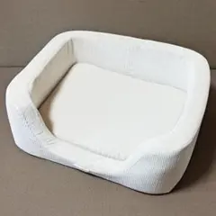 ⭐ monchéri モンシェリ [コーデュロイスクエアクッションベッド] 犬