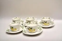 ノリタケ NEW DECADE カップ、ソーサー 5セット