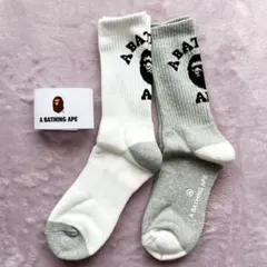 アベイシングエイプ BAPE 靴下ソックス2点セット