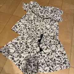 【美品】タイニーマノン　セットアップ　花柄　120cm 110cmのサムネイル