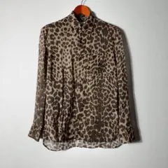 ドリスヴァンノッテン レオパード柄 長袖シャツ ヒョウ コットン 綿