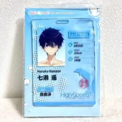 【新品】Free! ハイスピード 七瀬遙 選手証風アクリルパスストラップ付き