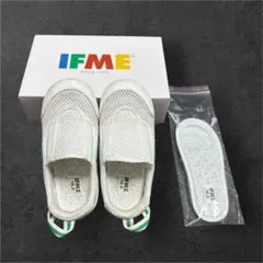 IFME 上履き 16.5cm グリーン／ホワイト　イフミー　上靴　シューズ
