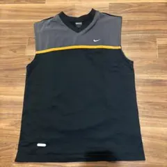 Nike ナイキ ノースリーブ タンクトップ ブラック S 00s Y2K テッ