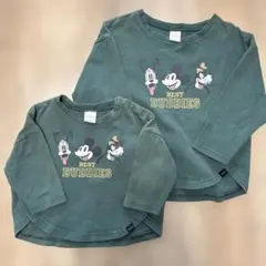 ミッキー トレーナー 80cm 110cm おそろい