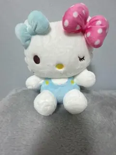 キティちゃんハローキティ ぬいぐるみ 水色韓国