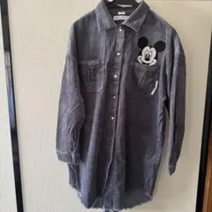 Disney ミッキー ミニー コーデュロイシャツ 13-14歳