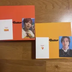 BTS Butter CD オレンジ 赤 メッセージカード付き（抜けなし）