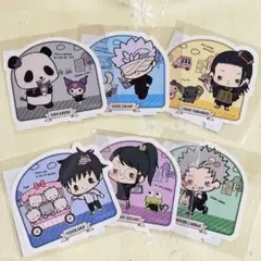 呪術廻戦0×サンリオキャラクターズ　ダイカットステッカー　6枚セット