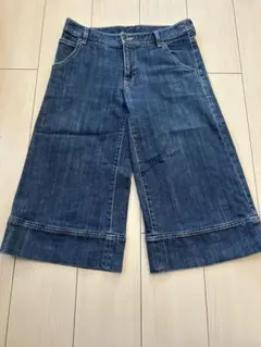 美品　無印良品　ワイドデニム