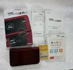 【美品】Newニンテンドー3DS LL 本体 メタリックレッド