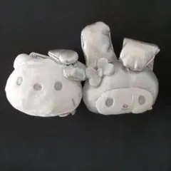 サンリオキャラクターズ シルバーフェイスマスコット キティ・マイメロ