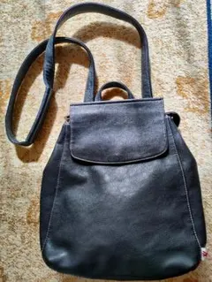 黒 リュック　ショルダー　2wayバッグ