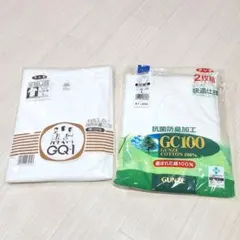 グンゼ GC100 半袖 U首 Tシャツ 介護 シニア 下着 肌着