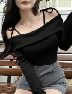 SENEE 2way layered tops ツーウェイレイヤードトップス - メルカリ