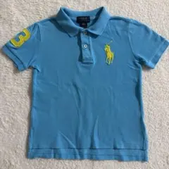 【ポロラルフローレン 】Big Pony コットン メッシュ ポロシャツ4/4T