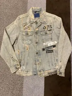 ZARA MAN ダメージ加工 デニムジャケット M