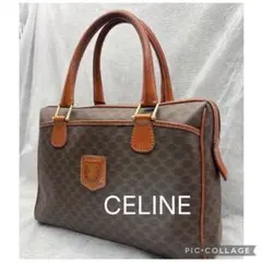 美品　CELINE オールドセリーヌ　マカダムハンドバッグM94 ririジップ