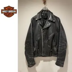USA製 70s HARLEY DAVIDSON ダブル ライダース ジャケット