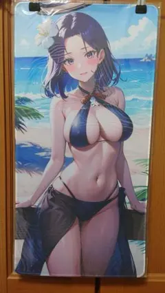 艦これ　龍田　美少女プレイマット　ラバーマット