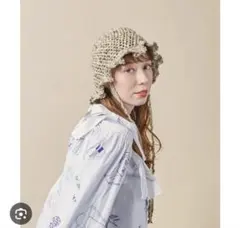 【完売品】kaorinomori リリハット　パープルのサムネイル