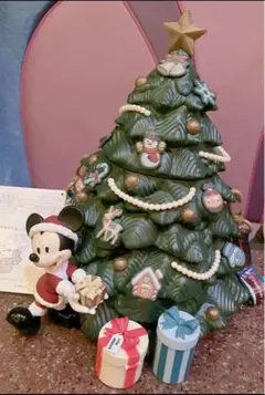 ディズニー ポップコーン バケット クリスマス クリスマスツリー 中古品