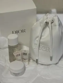DIOR ノベルティ ポーチ 2024年 巾着　ディオールスノーオファーセット