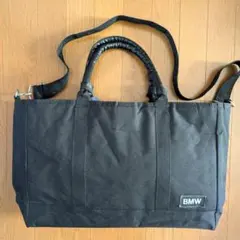 BMW トートバッグ ブラック ショルダーバッグ 2WAY