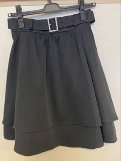 INGNI ベルト付きフレアスカート