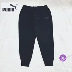 00s US古着 プーマ スウェットパンツ　XL 黒 厚手　裏起毛　ゆるダボ