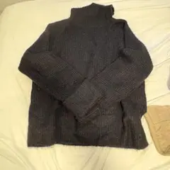 AZUL ダークグレー タートルネック Mサイズ
