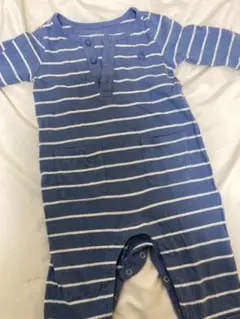 baby GAP 長袖ストライプロンパース ３ヶ月から６ヶ月