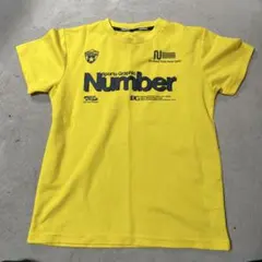 Sports Graphic Number Tシャツ イエロー