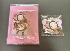 鬼滅の刃 実りの秋まつり 缶バッジ アクリルスタンド アクスタ 竈門禰豆子